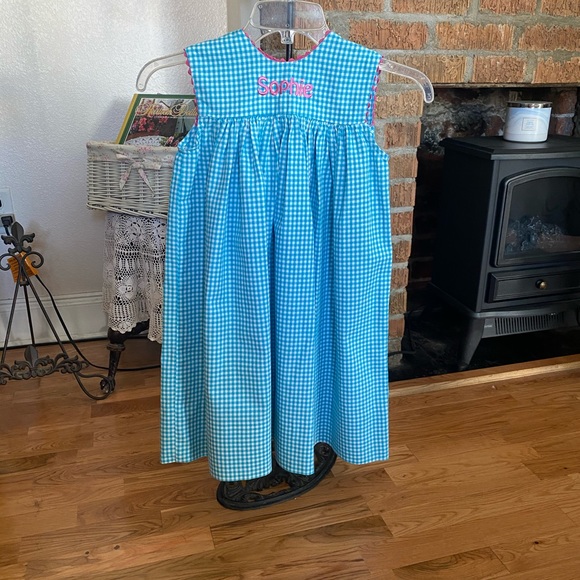 Banbury Cross Girls a monogrammed “Sophie” Dress size 6 - Picture 2 of 13